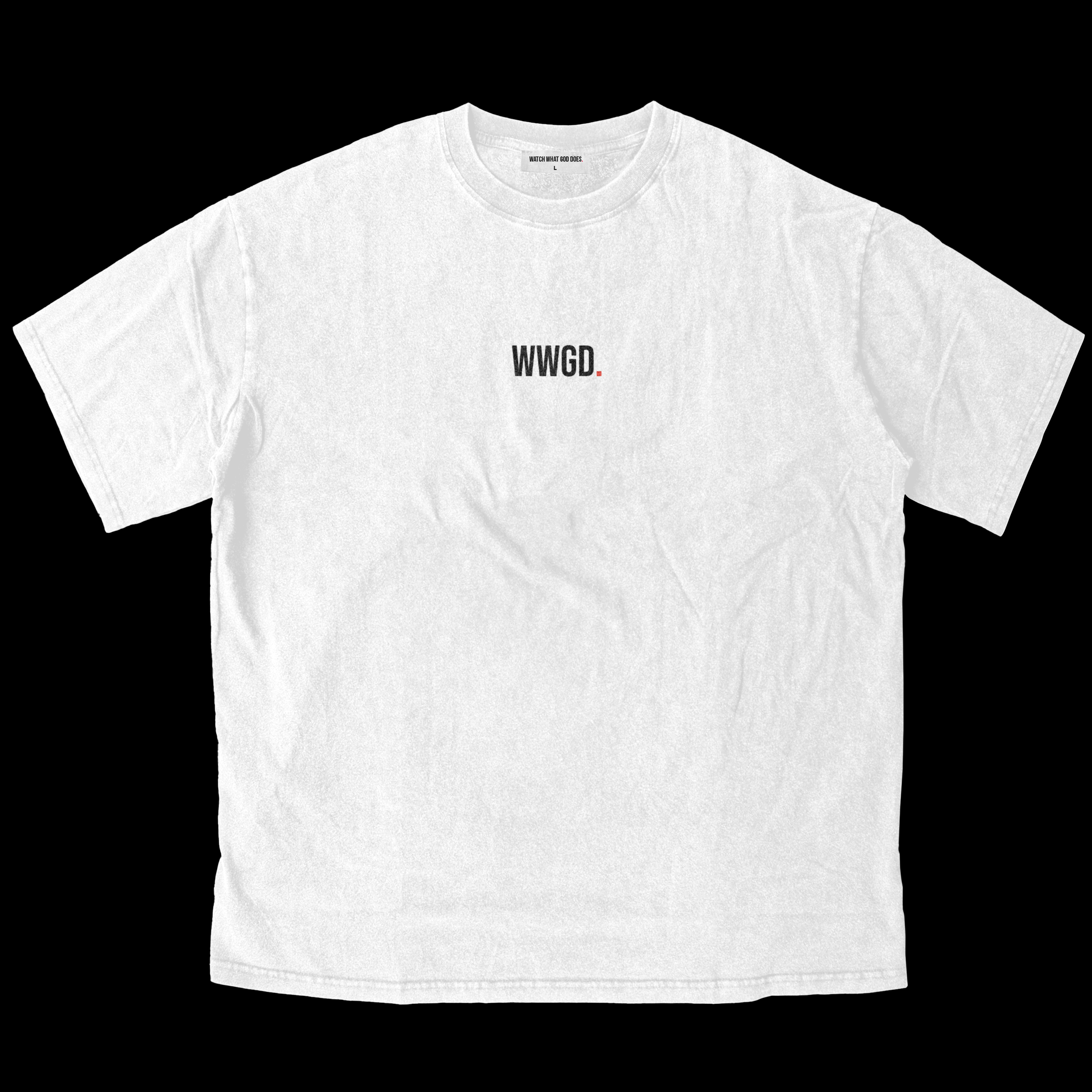 MANNA tee — Shaka Wear 7.5oz garment dye, cream — front